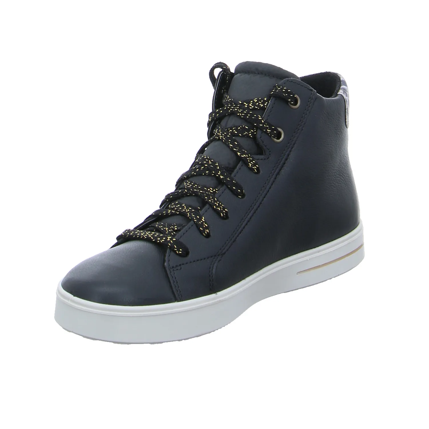SUPERFIT Jugend-Boot Schwarz Leder  Sneaker high
