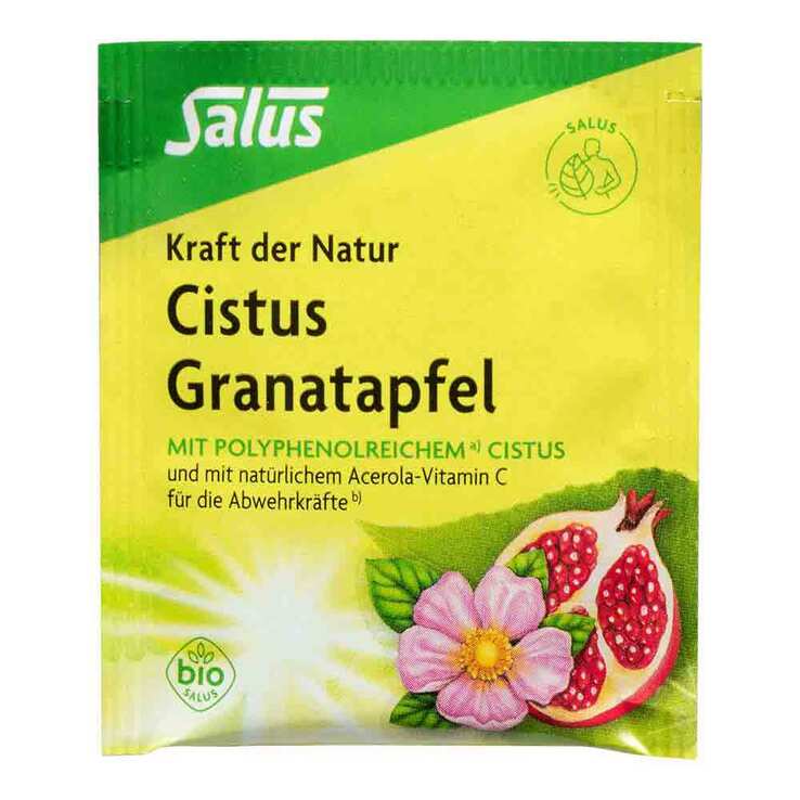 Cistus Granatapfel Tee Kraft der Natur Beutel Salus, 15 St