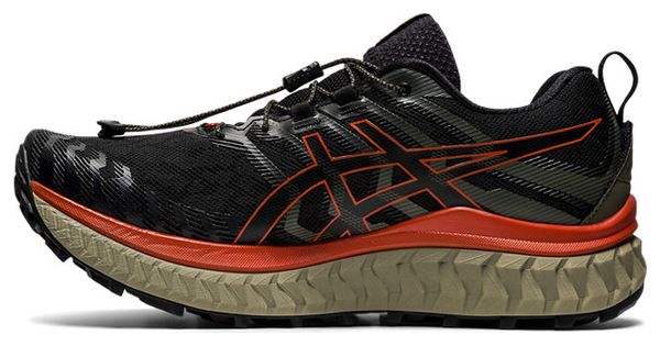 Chaussures Trail Running Asics Trabuco Max Noir Khaki Orange