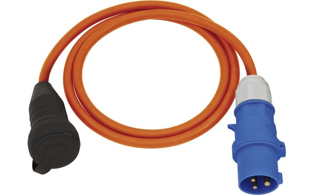 Brennenstuhl CEE Adapterleitung Stecker CEE230V Schutzkontakt Kupplung orange 1,5m