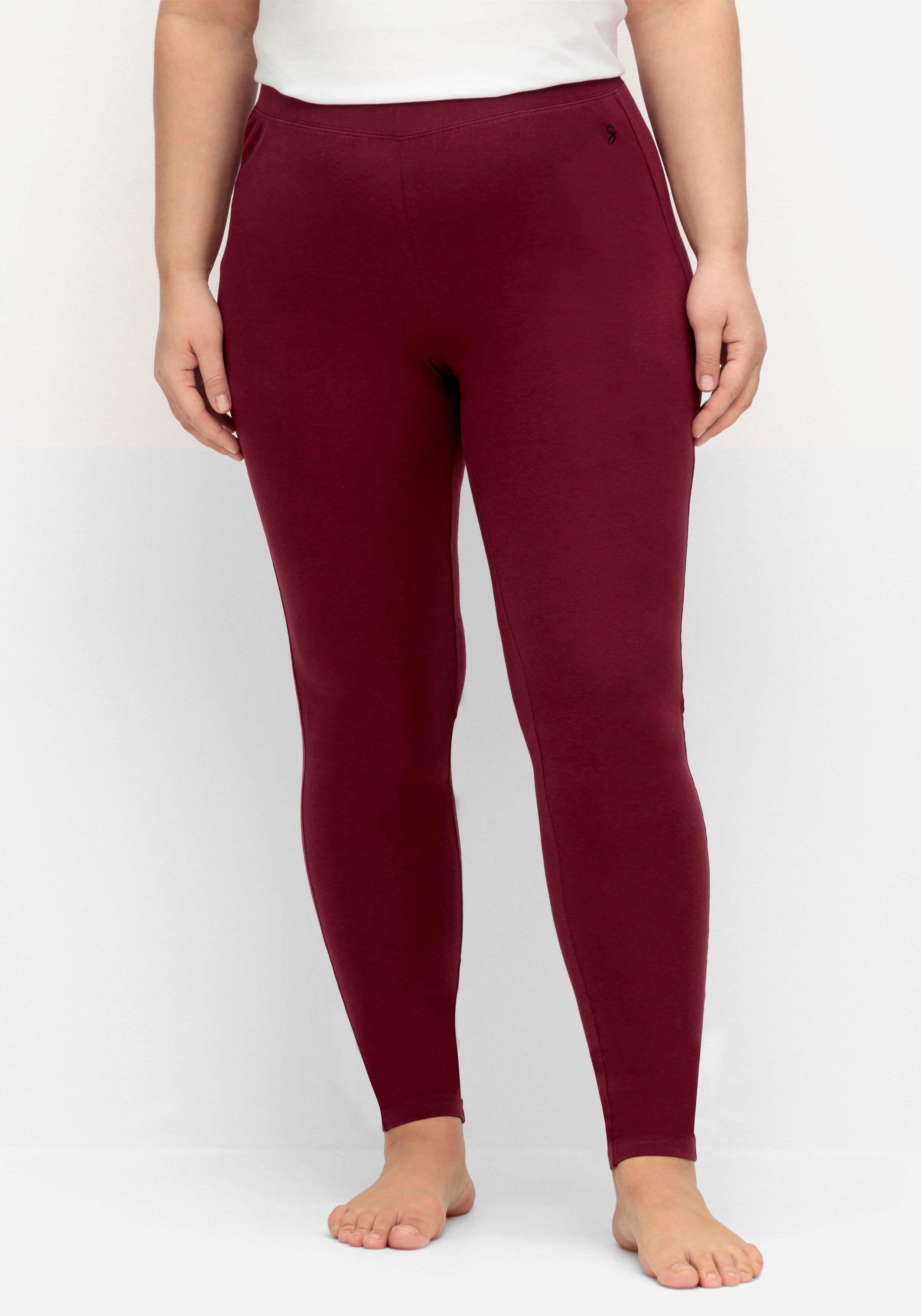 Doppelpack Leggings, mit Stretchbund