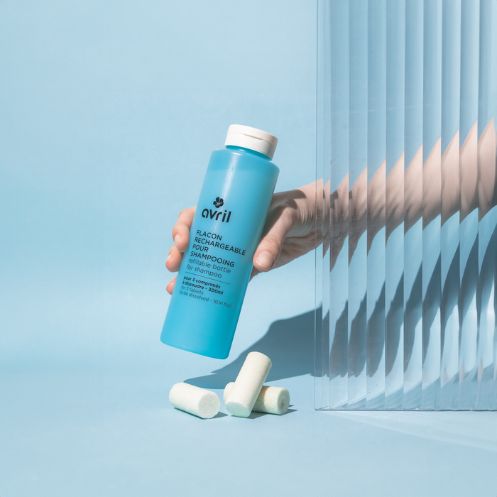 Flacon rechargeable pour shampooing