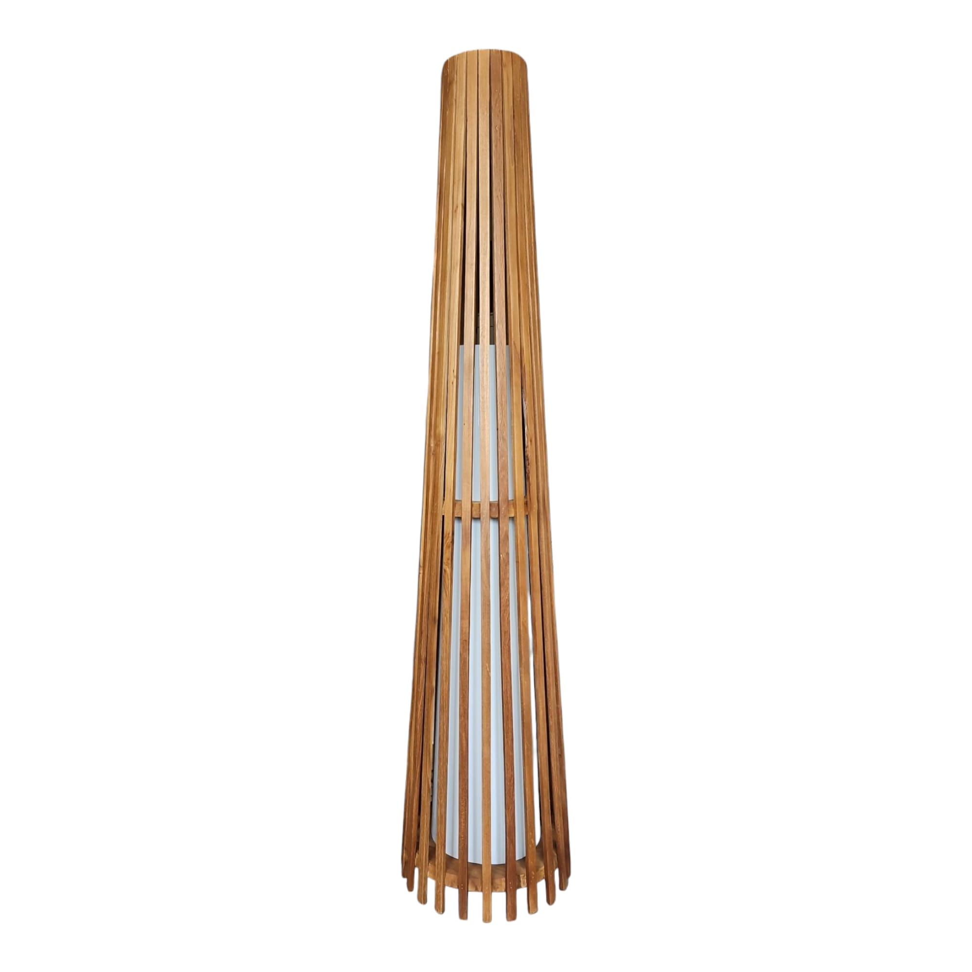 Interieurdirekt – Vloerlamp Anto – Teakhout – 150cm – Naturel