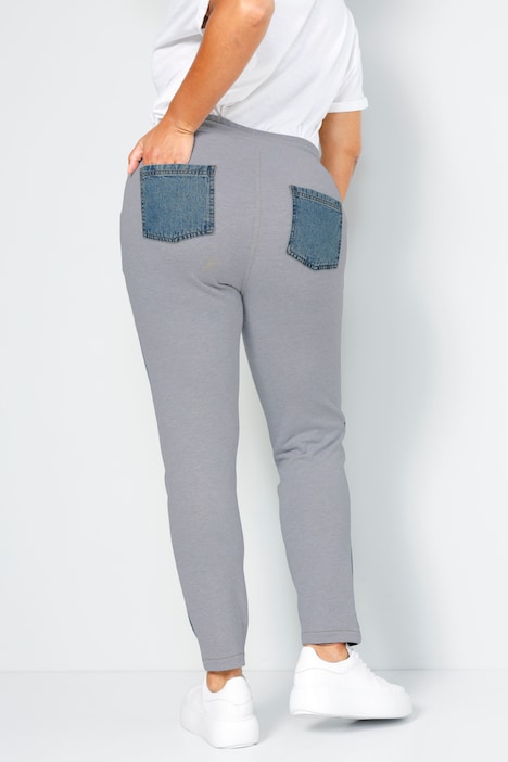 Joggpants, Slim Fit, Jersey-Rückseite, Elastikbund