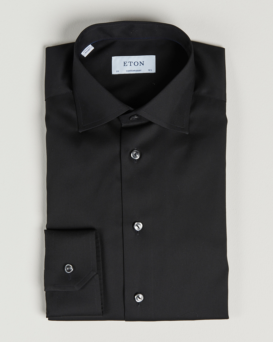 Eton Contemporary Fit Shirt Black