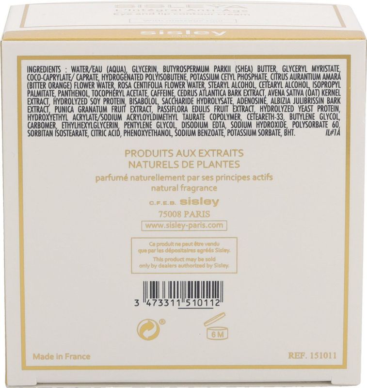 Sisley - Sisleÿa Eye and Lip Contour - Oogcrème - 15 ml