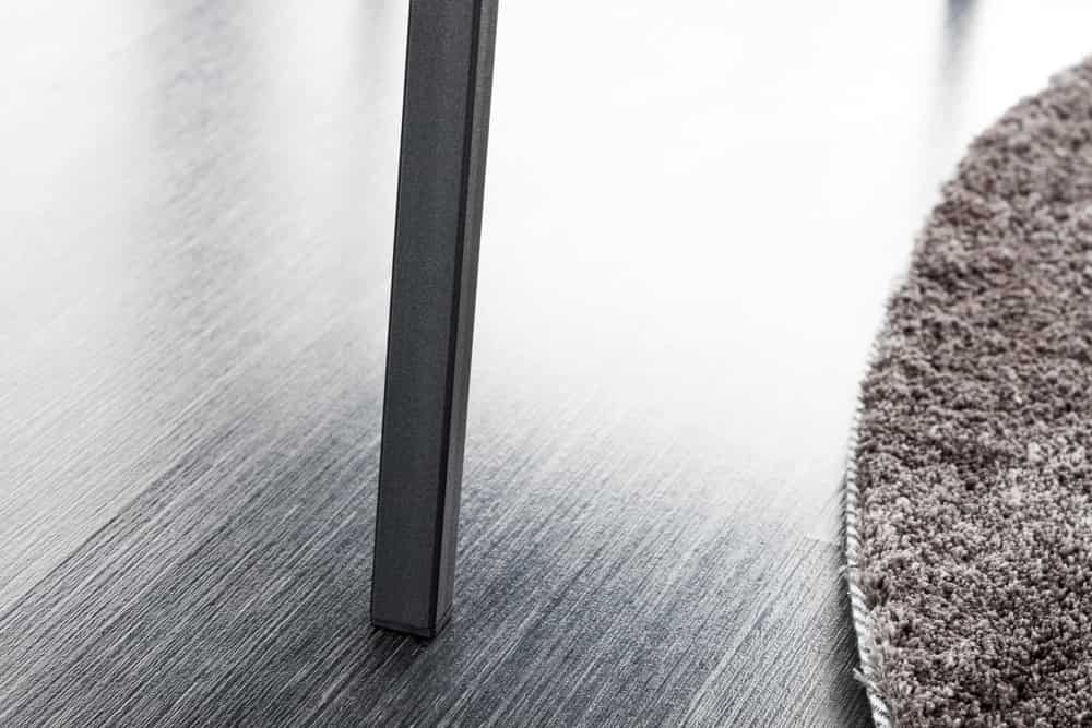 Design Sitzbank PETIT BEAUTÉ 80cm senfgelb Cord schwarzes Gestell