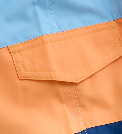 Color Kids Bådeshorts - Tangerine/Lyseblå/Navy