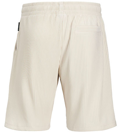 Jack & Jones Sweatshorts - JpstBill - Plissé - Moonbeam