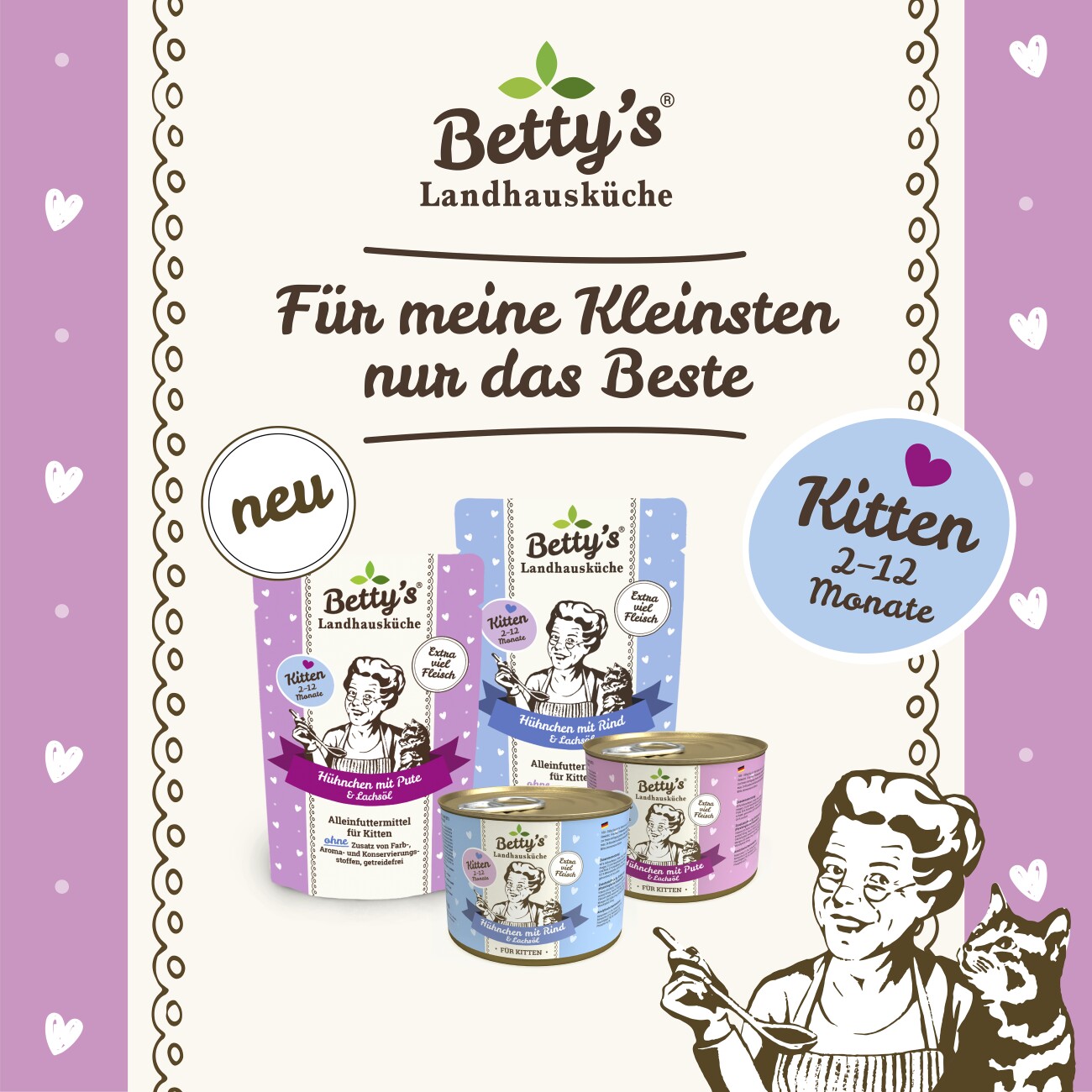 Betty's Landhausküche Kitten Frischebeutel