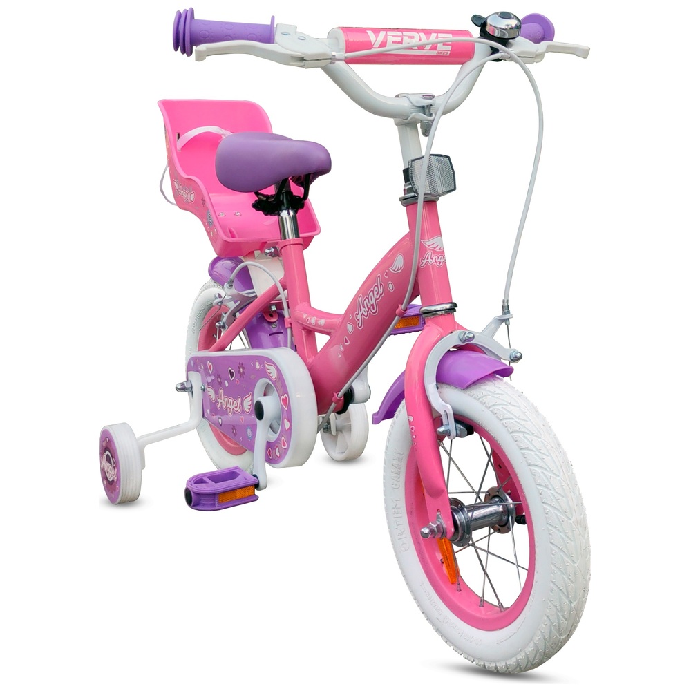 12-Zoll-Verve-Angel-Fahrrad, Pink/Lila