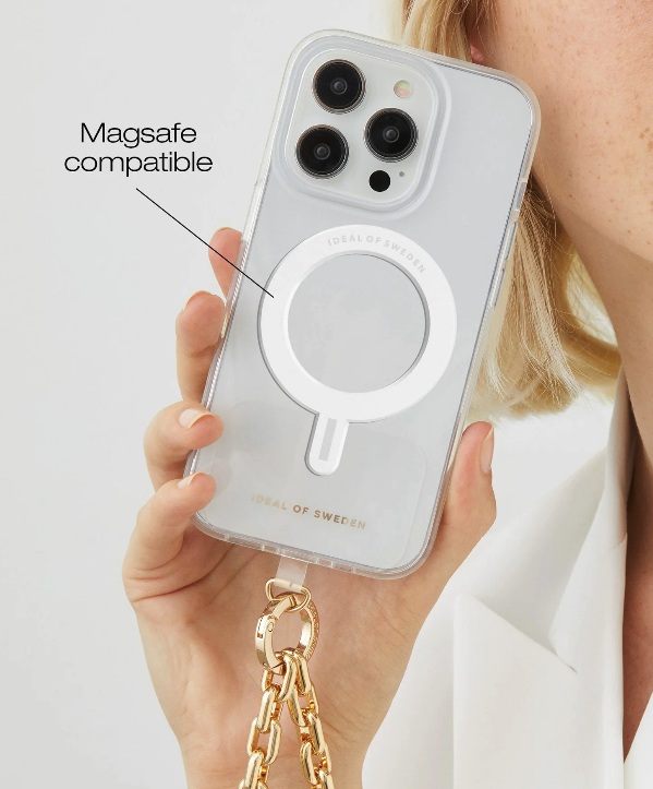 Magnetischer Metall MagSafe Sticker Haltering   Montagehilfe (IDMSR-10) - Weiss