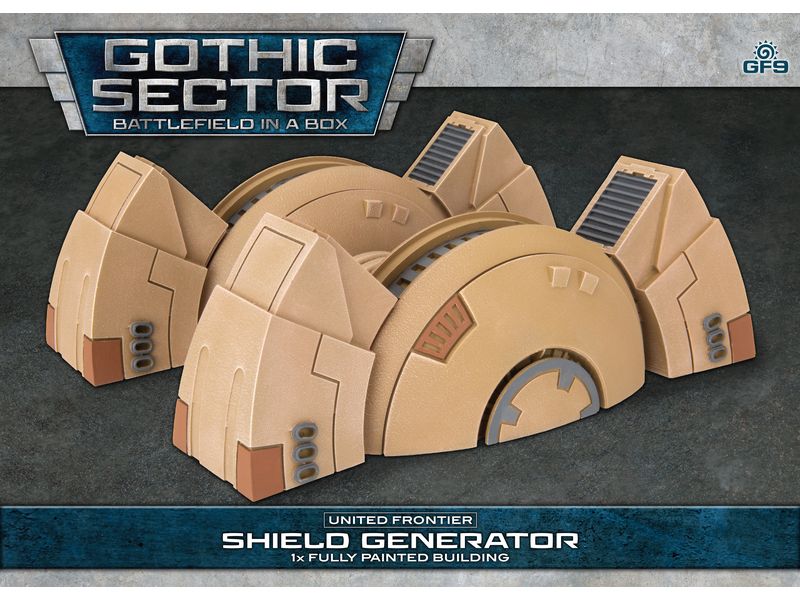 Gale Force Nine Gelände Gothic Sector: United Frontier Shie Vorbemaltes Gelände für Miniaturen-Spiele