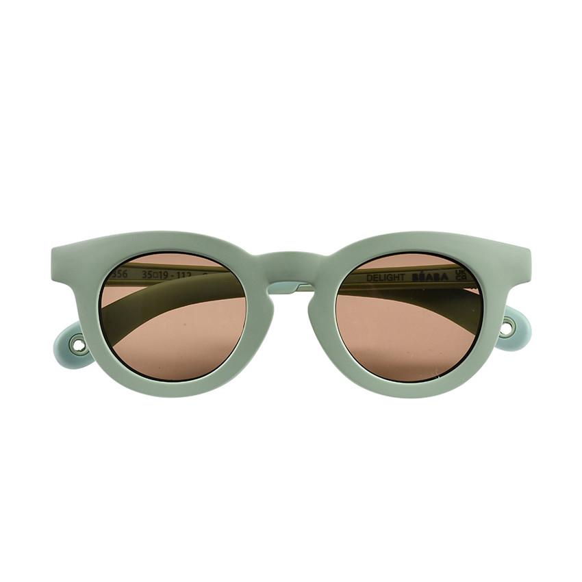 Lunettes de soleil avec cordon 9-24M Delight vert sauge