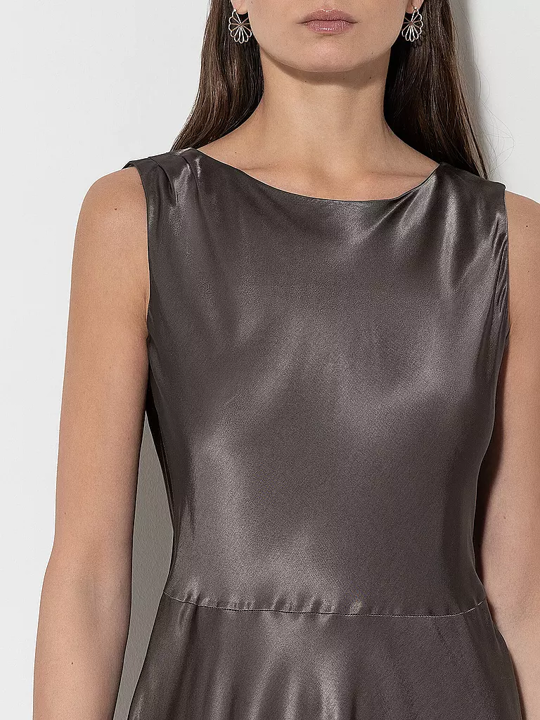 LUISA CERANO Midikleid hellbraun