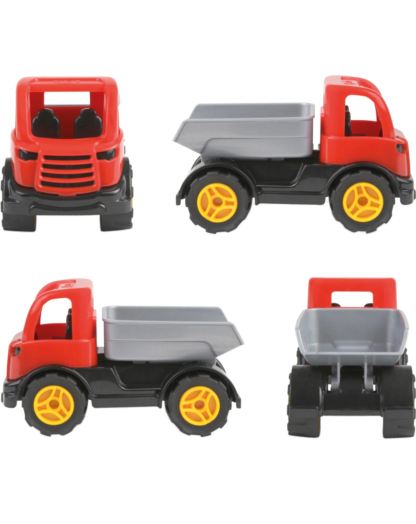 Spielzeugauto WORKIES - MULDENKIPPER in rot/grau