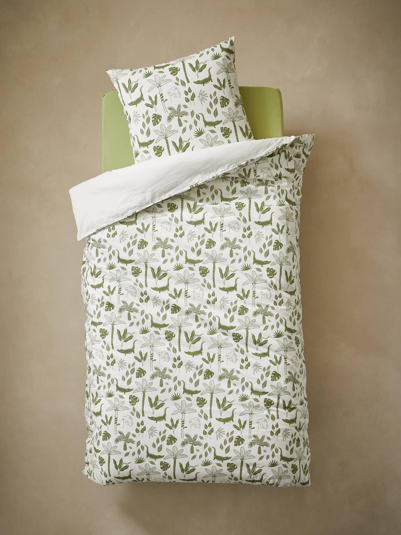 Conjunto de capa de edredom e fronha infantil TREK, multicolorido