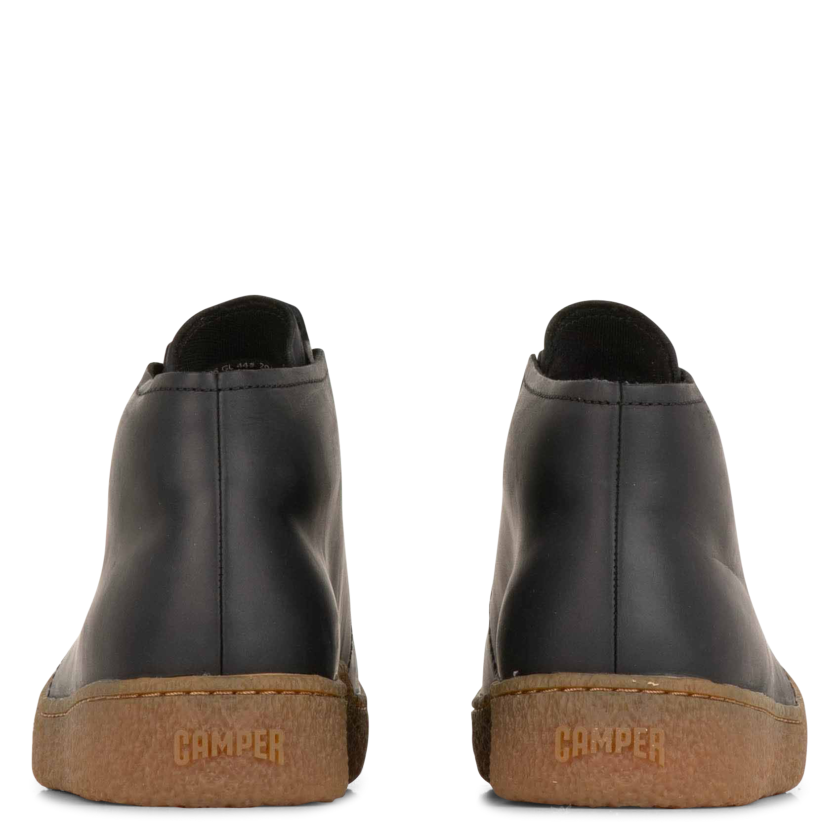 PEU TERRENO - Baskets montantes en cuir | Noir