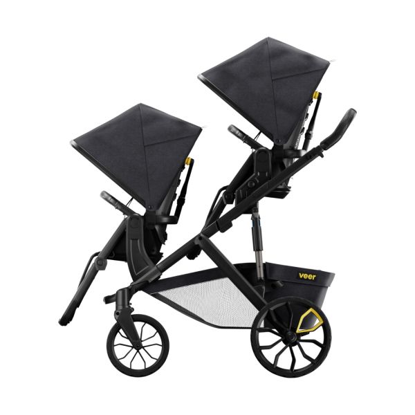 VEER Switchback &Roll Duowagen - Donkergrijs / Zwart