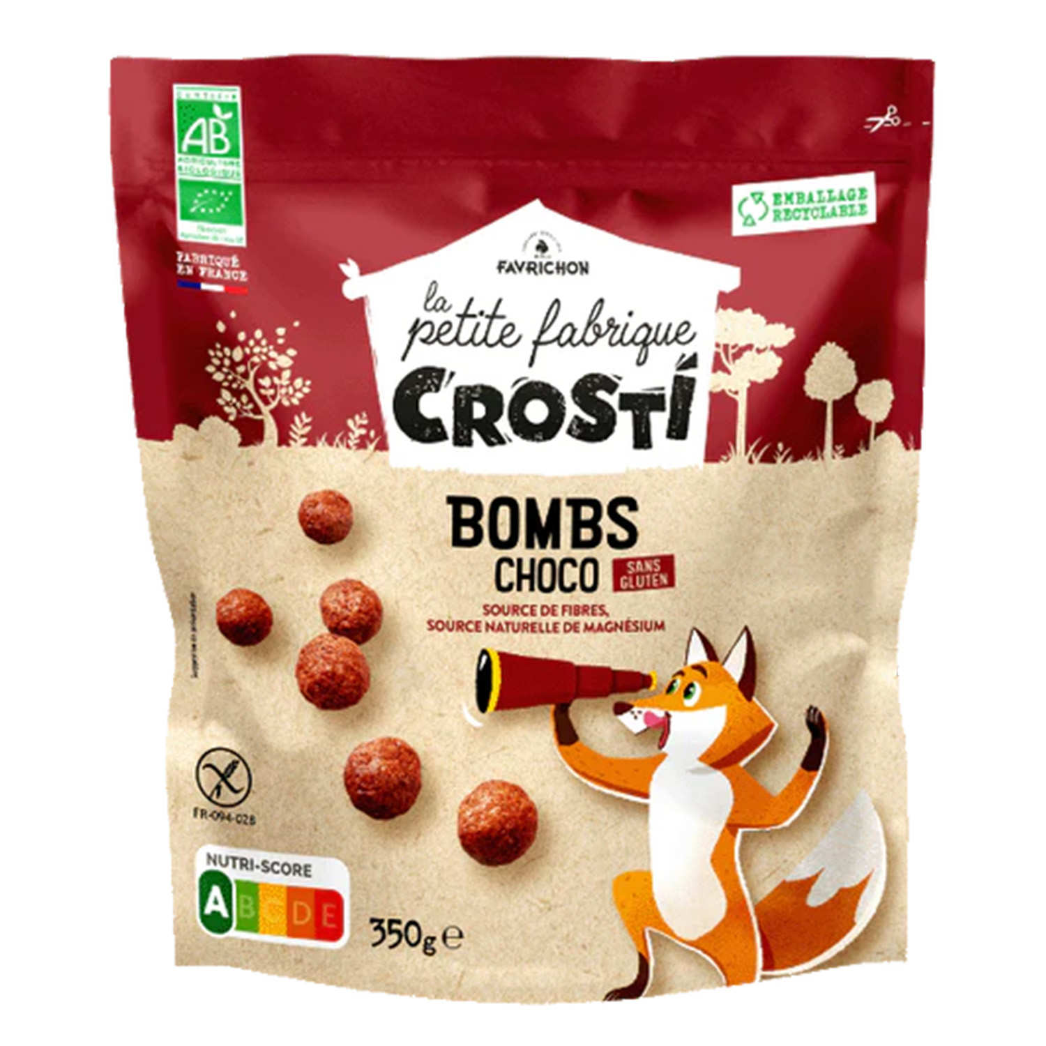 Crosti Bombs Choco bio sans gluten