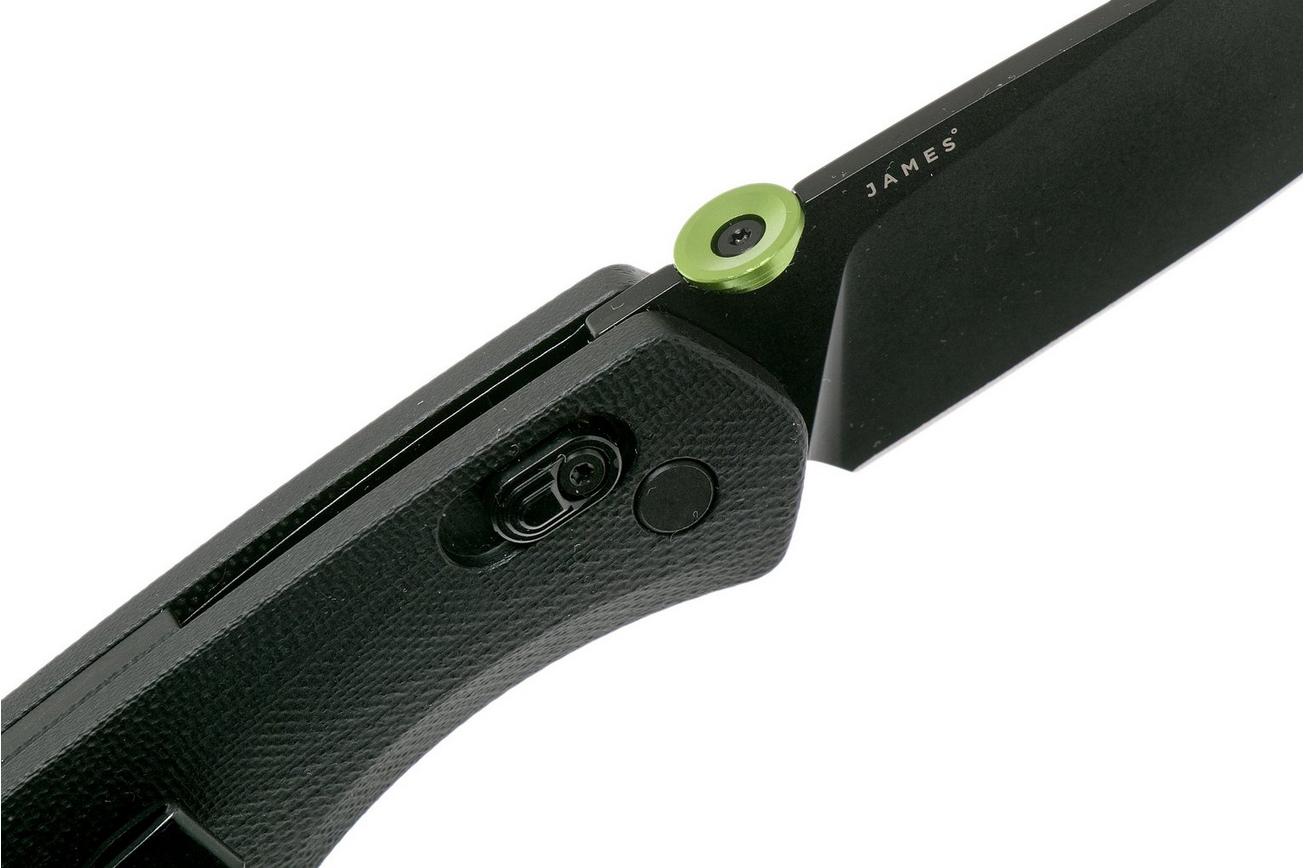 The James Brand The Carter, black G10, black zakmes KN108113-00