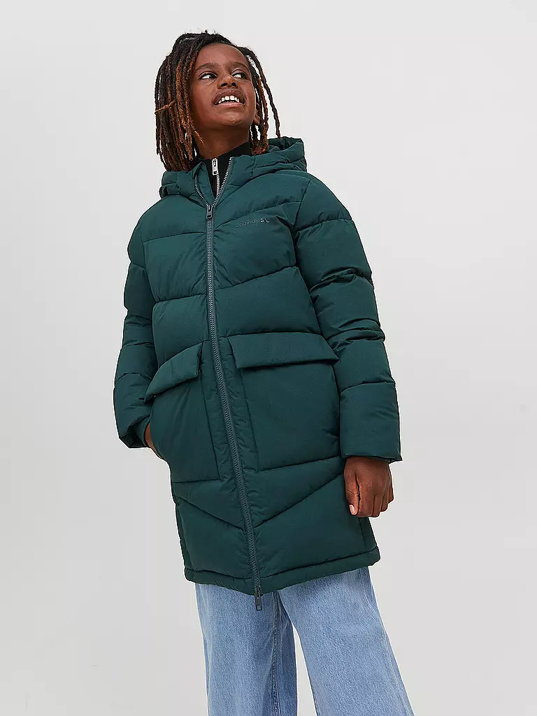 JACK & JONES Jungen Steppjacke  JORVESTERBRO dunkelgrün