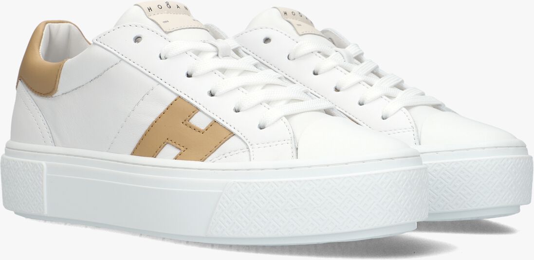 witte hogan lage sneakers h705 allacciato h