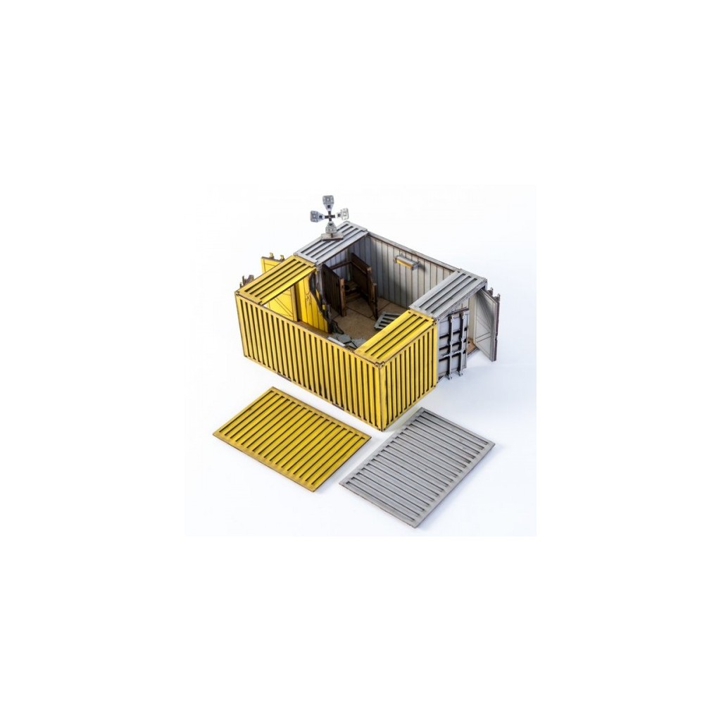 2x Damages Containers (Yellow and Grey)