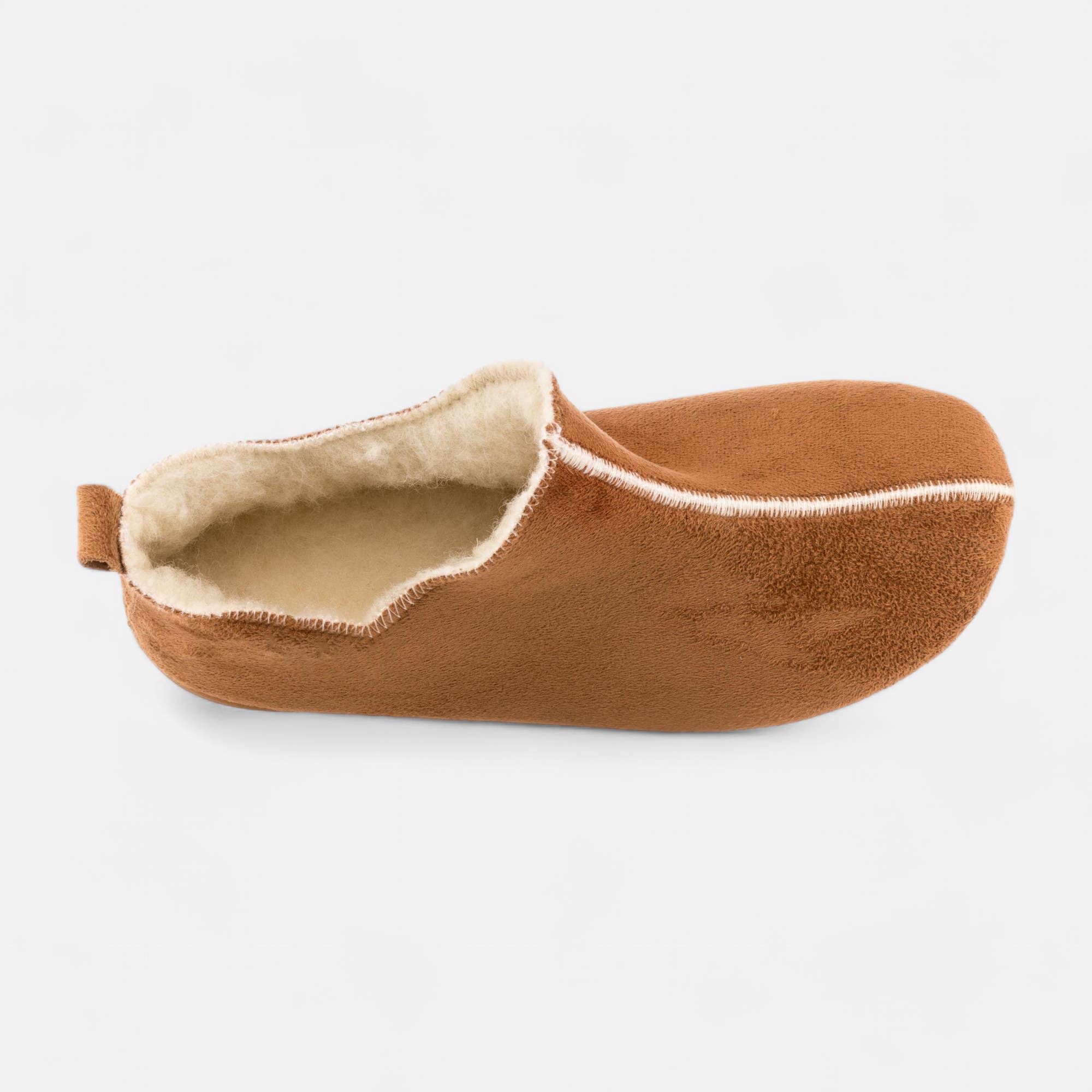 Pantoufles pieds sensibles Femme cognac