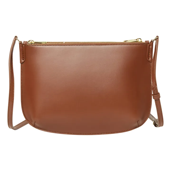 A.P.C. Sac Sarah Cuir Lisse | Noisette