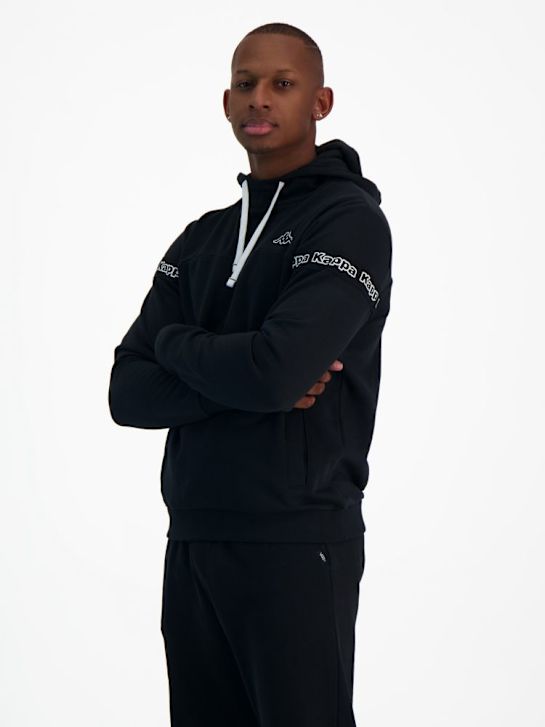 Kappa Sweatshirt Schwarz