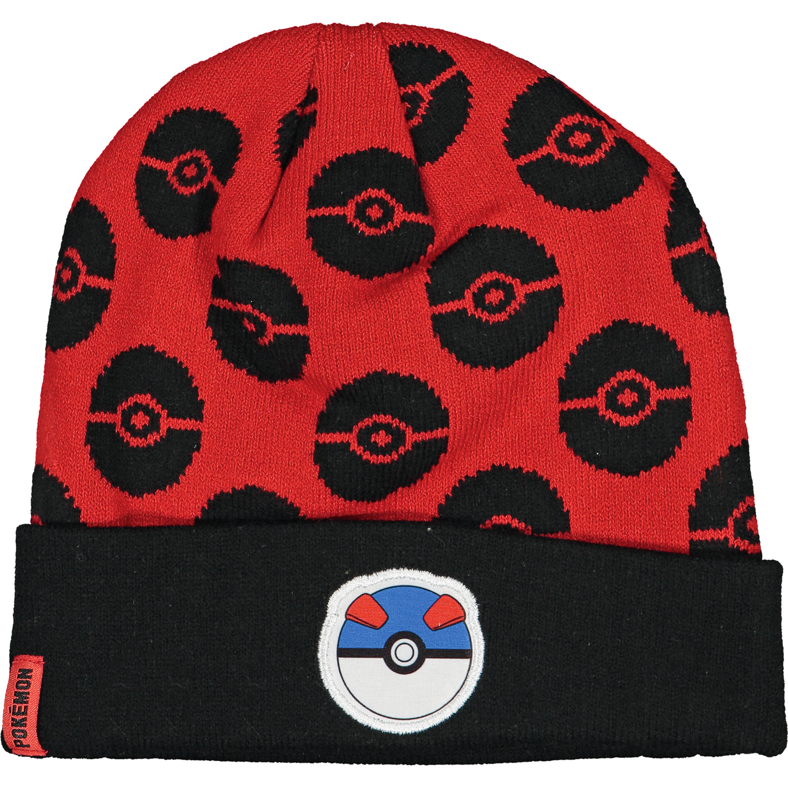 Kinder-Mütze Pokémon 52, rot