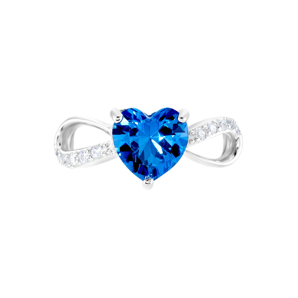 Bague Argent Blanc Atieno Oxyde De Zirconium