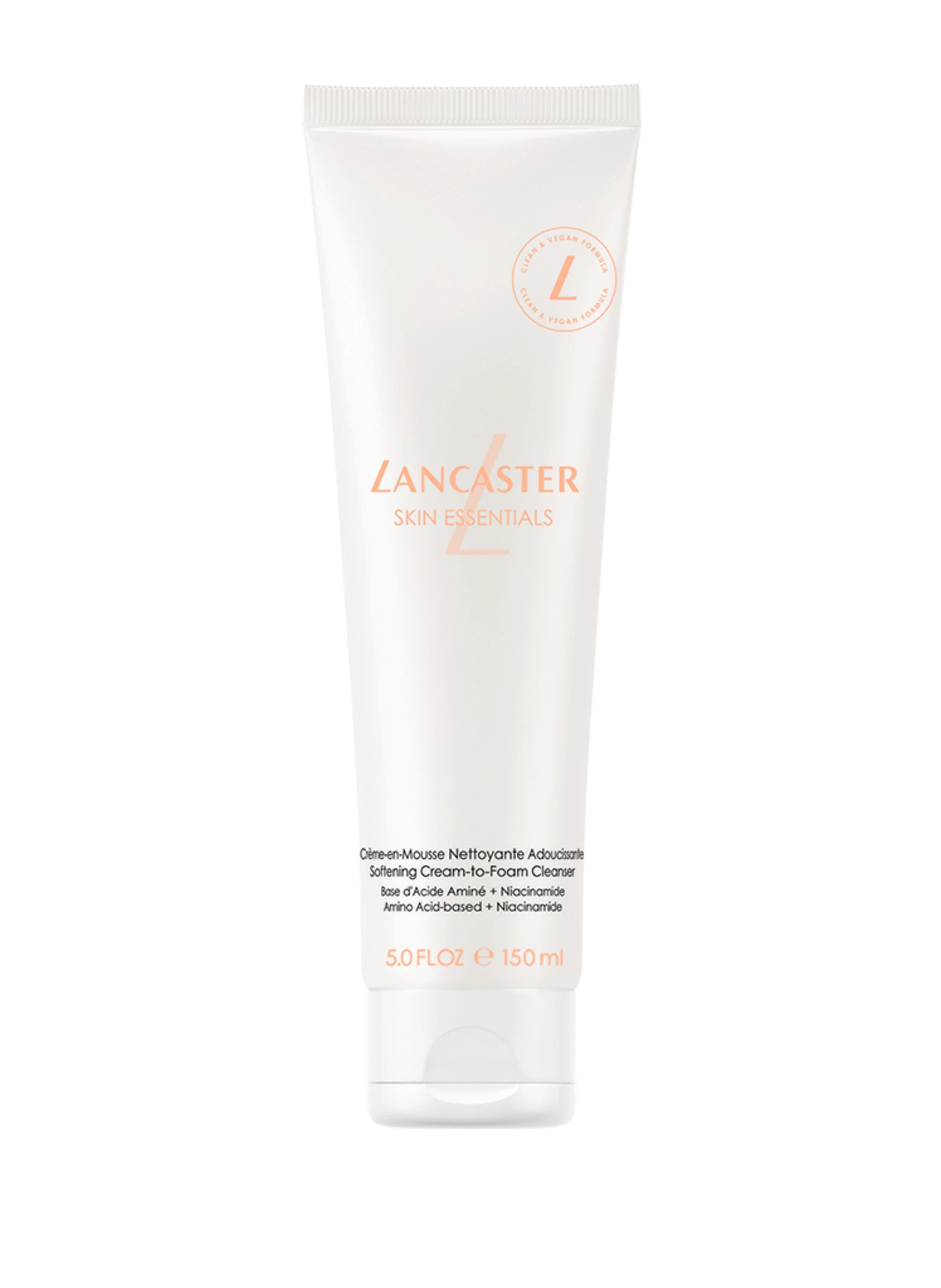 LANCASTER SOFTENING CREAM-TO-FOAM CLEANSER