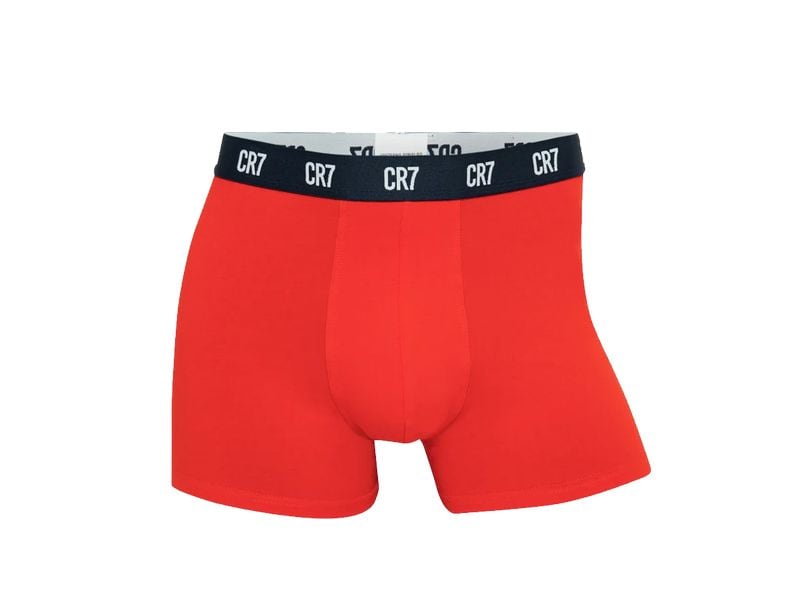 CR7 Unterhosen CR7, 5er-Pack Grau/Navy/Rot, M Boxershorts für Herren