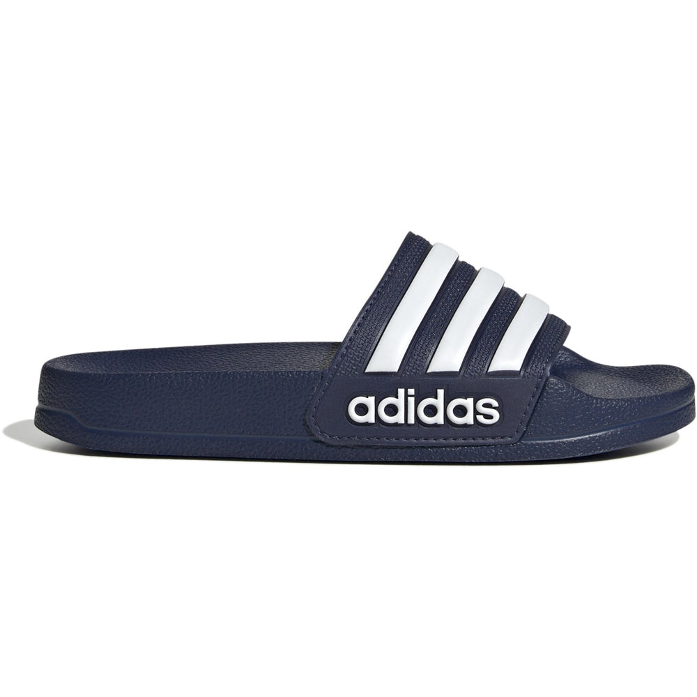 Køb adidas Originals Dark Blue/Ftwr White/Dark Blue Adilette Shower K Klipklapper