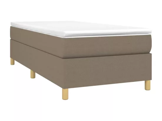 Sommier à lattes de lit Taupe 100x200 cm Tissu