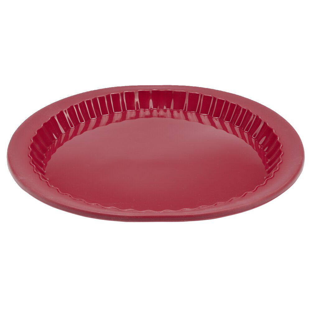 Moule à tarte en silicone et armature acier Ø30,1xH2,6cm