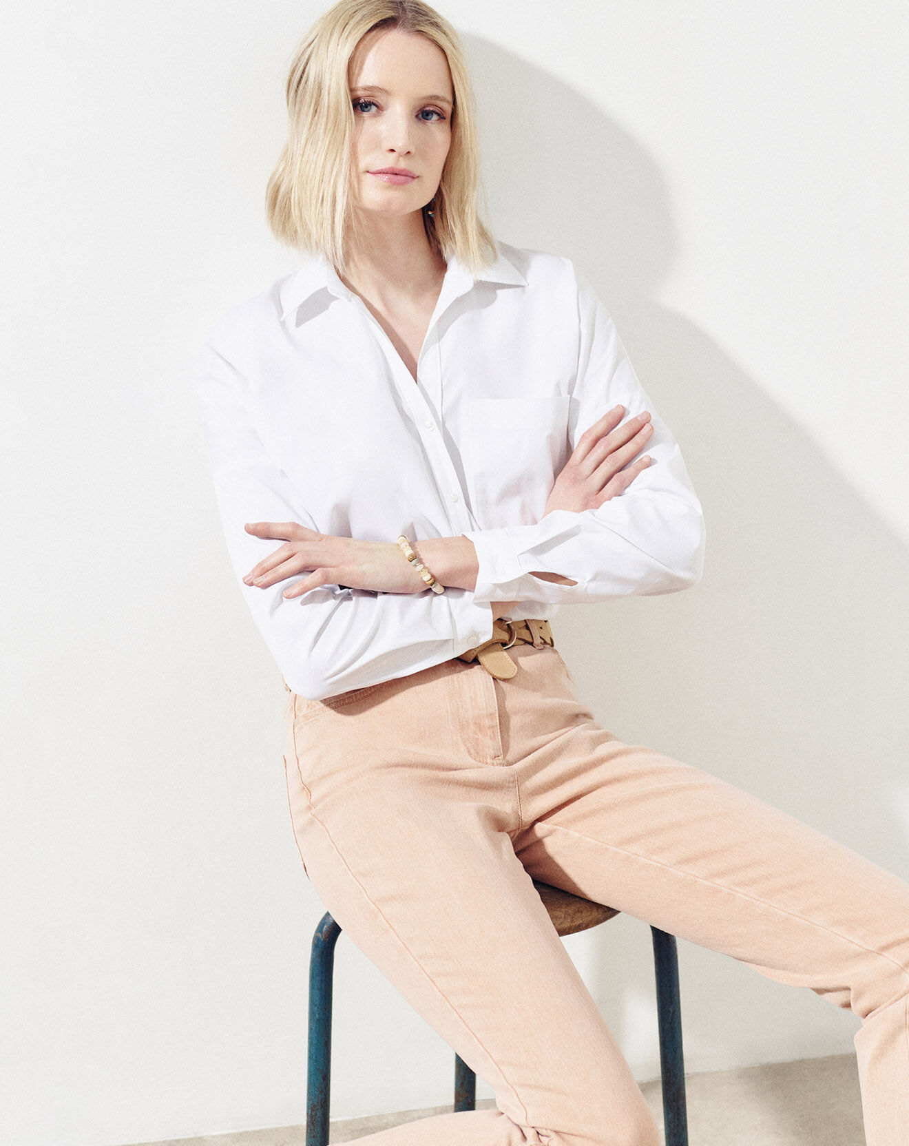 Caroll Pantalon slim Tomasio pêche