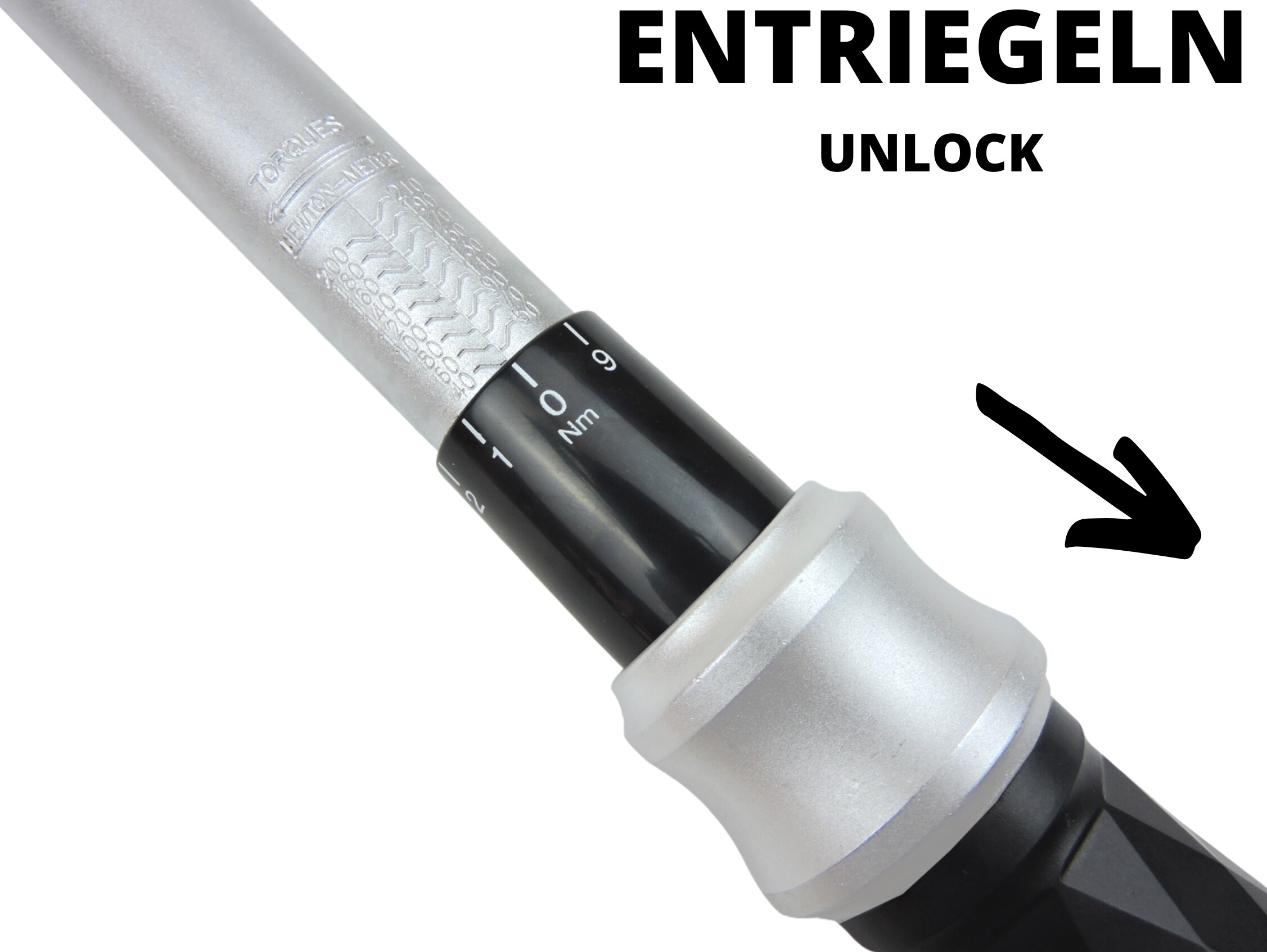 FAMEX 10865 Profi Drehmomentschlüssel 12,5 mm (1/2-Zoll)-Antrieb, 40-210 Nm