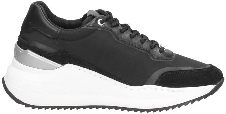 Calvin Klein Internal Wedge Lace Up-Nylon Mix zwart