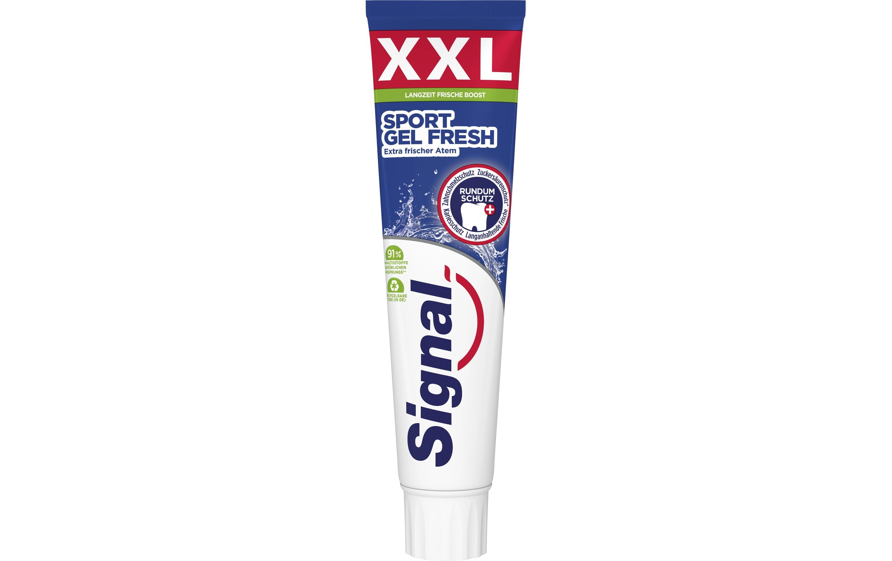 Zahnpasta Sport Gel Fresh XXL 125 mlZahnpasta für sicheren Rundumschutz