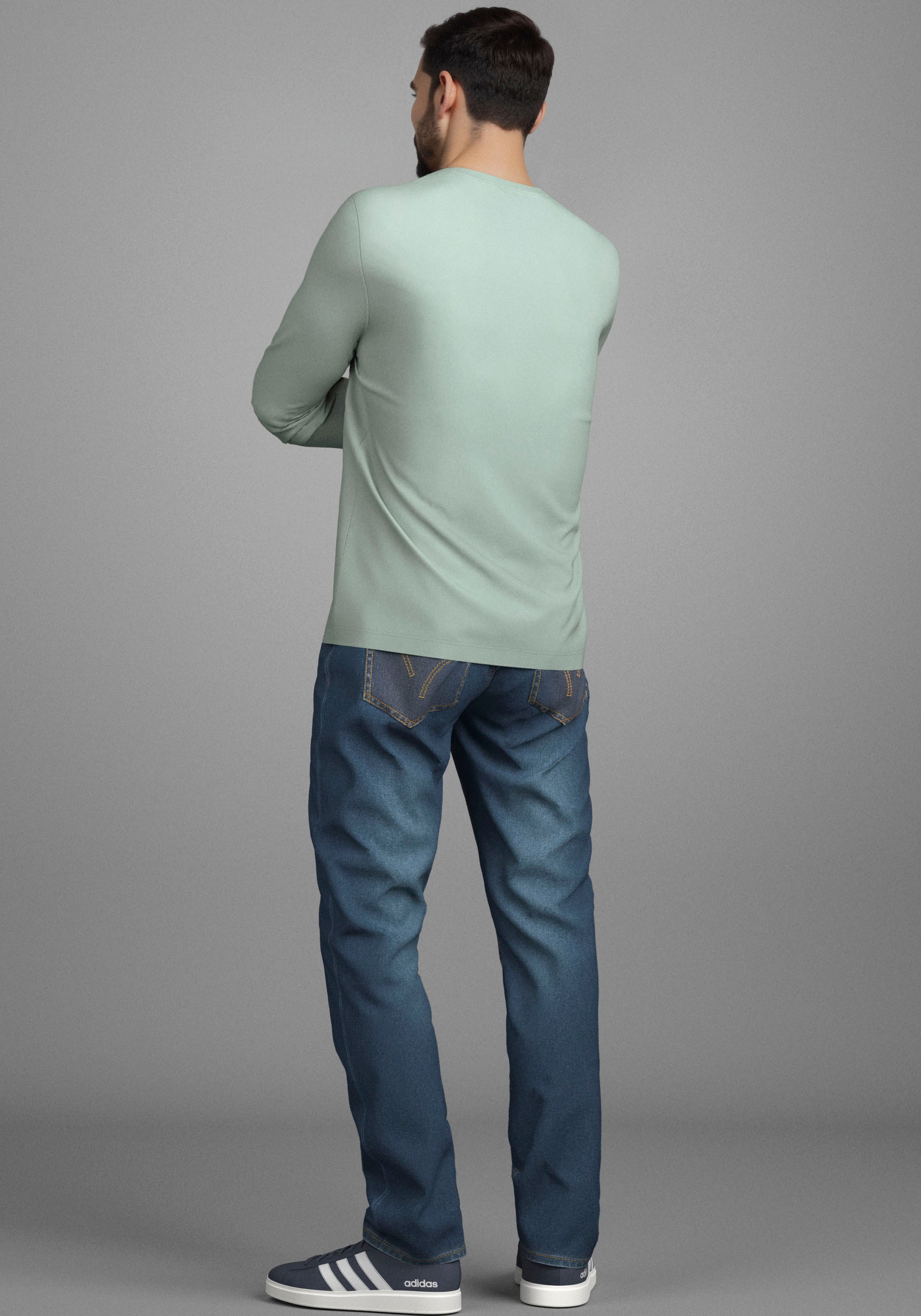 Man's World Rundhalsshirt »Neue Kollektion!«, mit Print