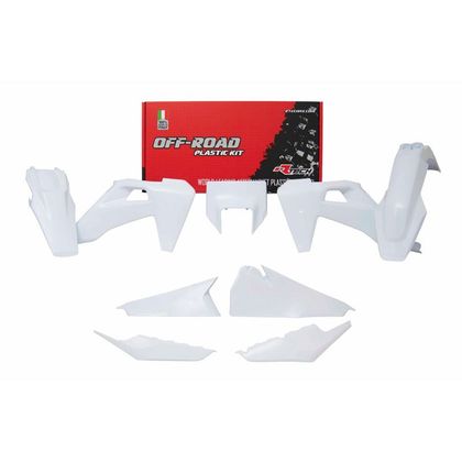 Kit plastiques R-tech 7p Husqvarna TE-FE Blanc - Blanc