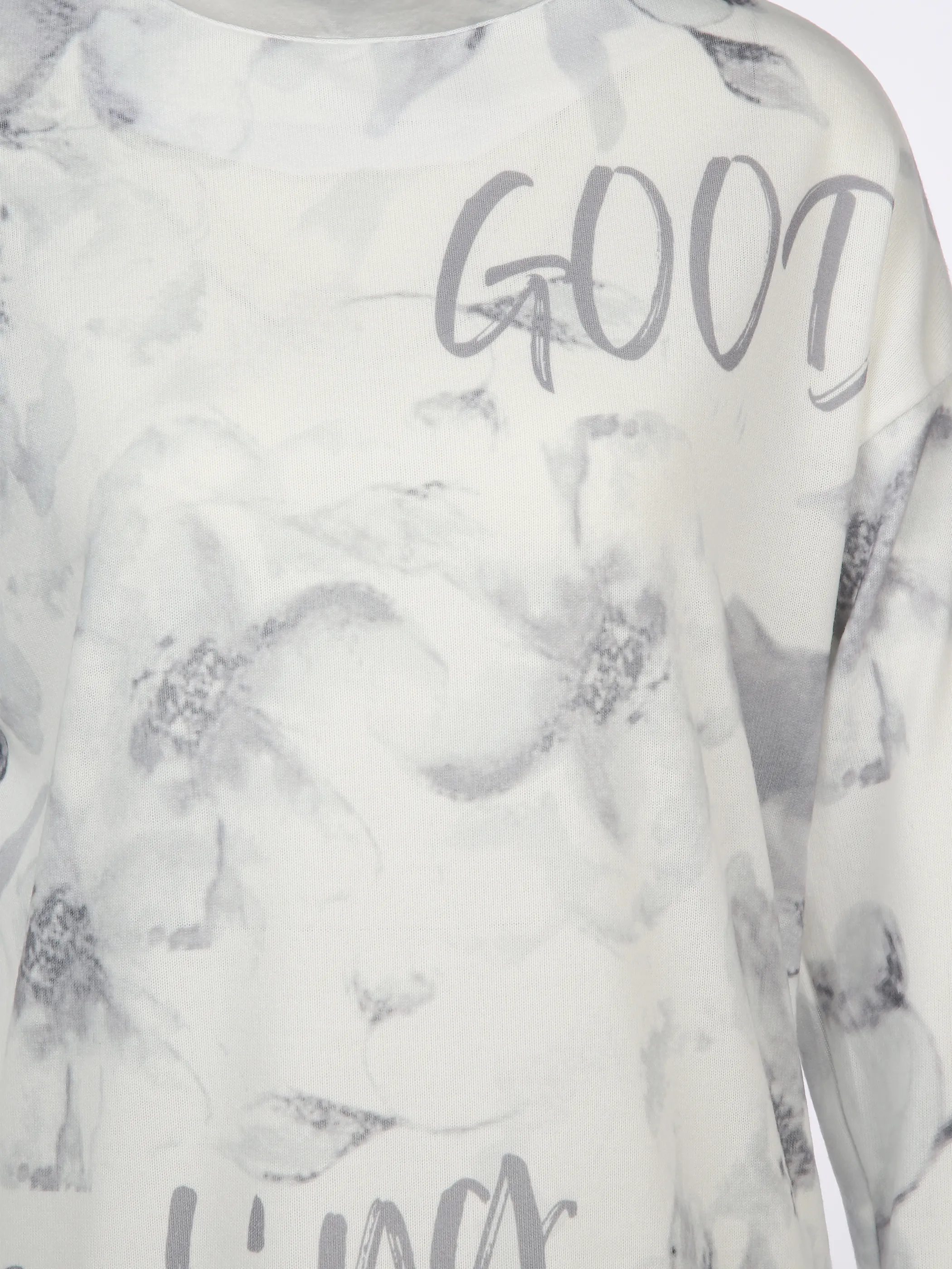 Damen Flauschshirt mit Print