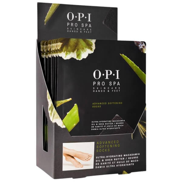 Paires de chaussettes adoucissantes & ultra-hydratantes ProSpa OPI 12x30ml