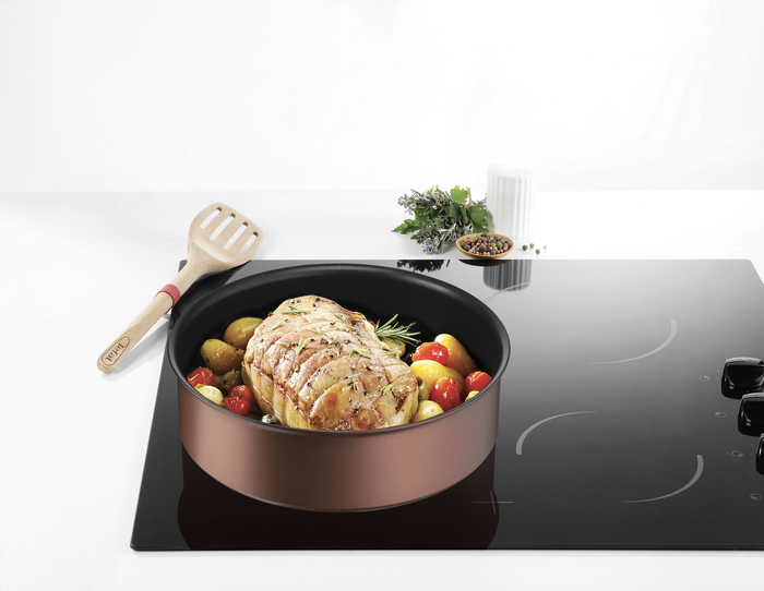 Ingenio Ressource, Batterie de cuisine 10pcs, Antiadhésif, Induction