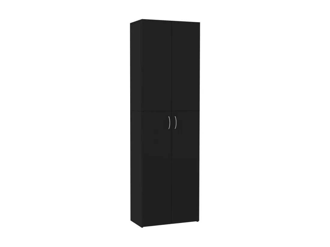 Armoire de bureau Noir 60 x 32x190