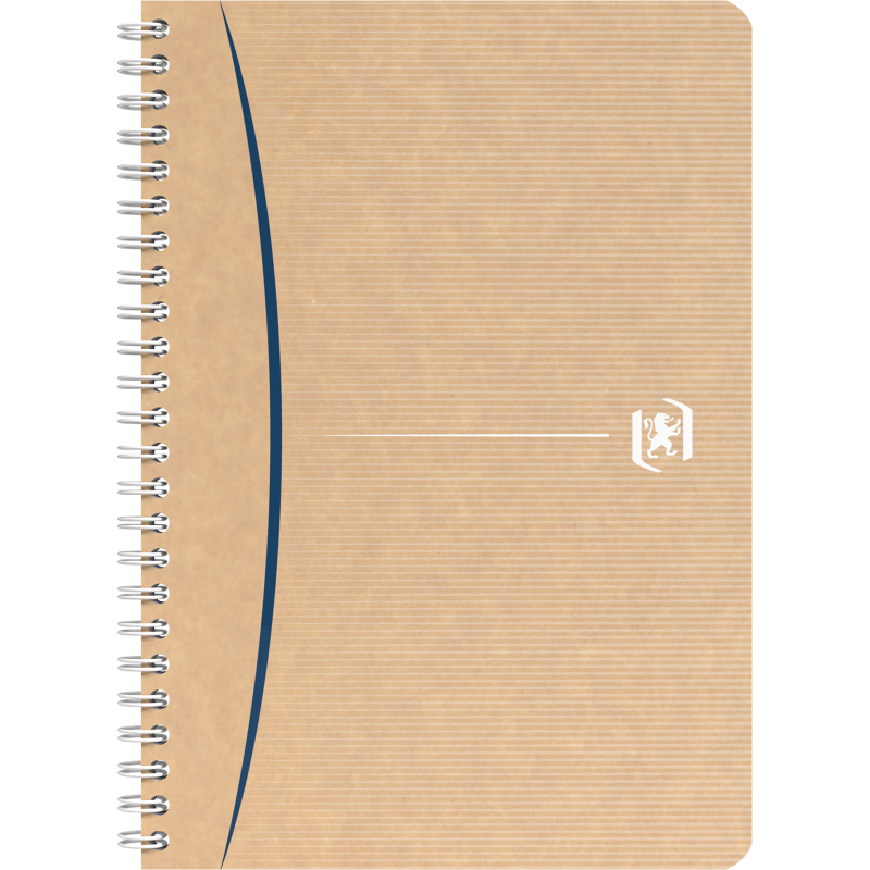Cahier Oxford touareg integrale 148 x 210 mm 180 pages recycle ligne 7 mm assorti