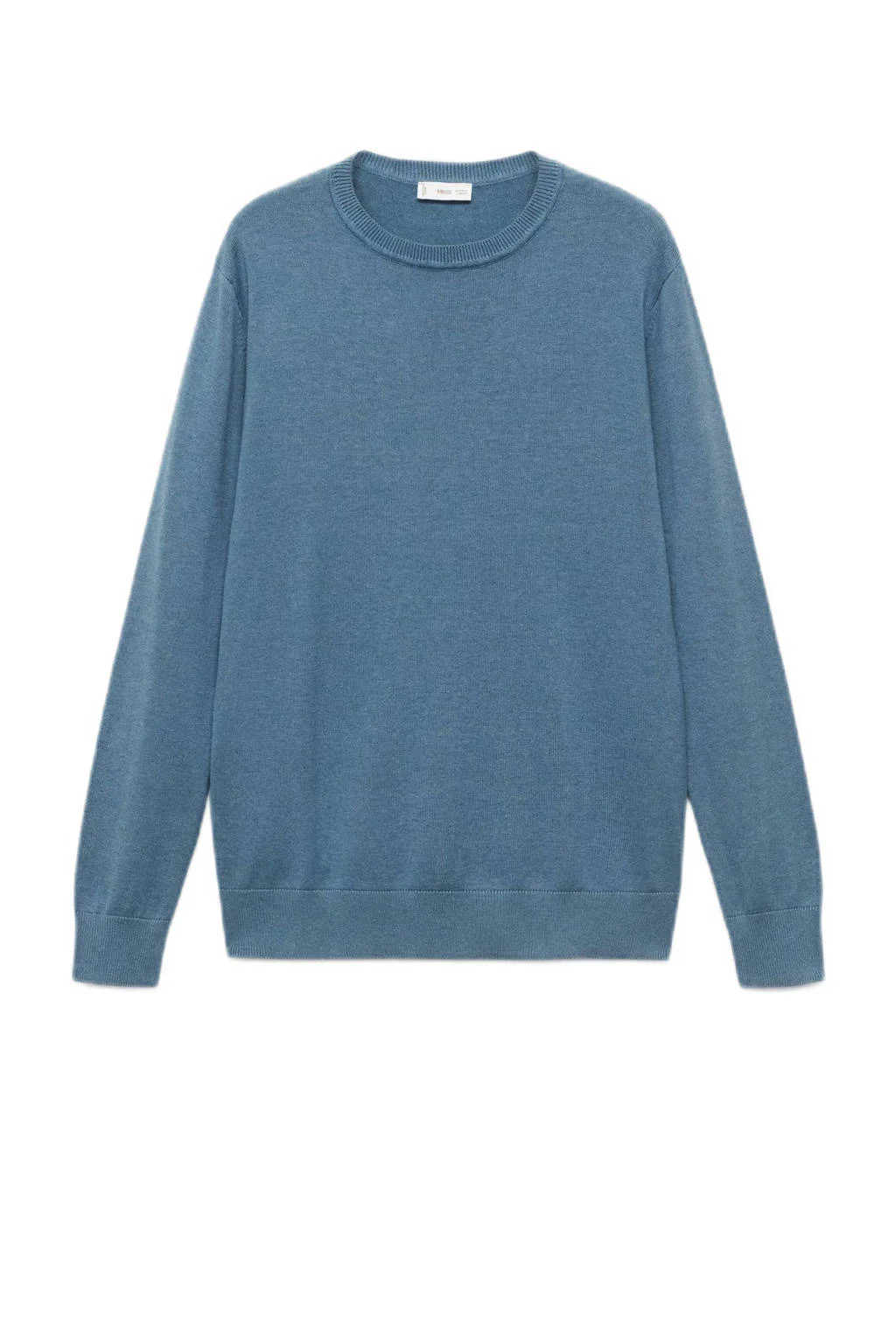 MANGO TEEN trui blauw fijn gebreid